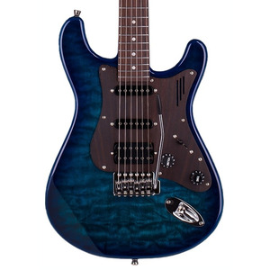 Magneto U-One Sonnet Modern US-2300 HSS Electric Guitar  - See Thru Blue