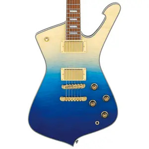 Ibanez Iceman IC420FM Electric Guitar - Transparent Blue Gradation
