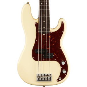 Fender American Pro II Precision Bass V (5 STRING) - Olympic White/ Rosewood