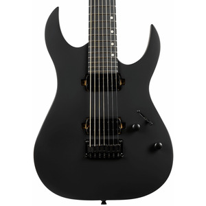 Spira S-407 7-String Electric Guitar  - Satin Black