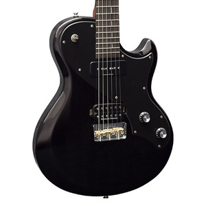 Shergold Provocateur P90/HB SP01SD Electric Guitar - Thru Black