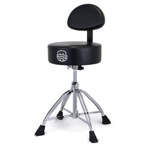 Mapex T870 Drum Stool - Round Seat w/ Backrest
