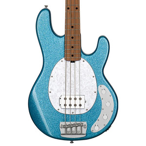 Sterling By Musicman Stingray RAY34 Active Bass Guitar - Blue Sparkle