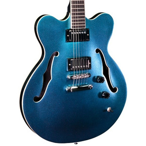 Hofner Verythin Semi-Acoustic Guitar - Pearl Blue