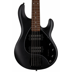 Sterling by Musicman Stingray Ray5 HH Bass Guitar  - Stealth Black