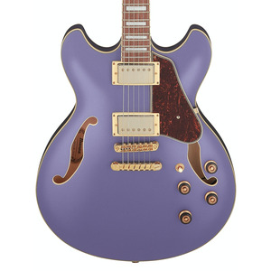 Ibanez AS73G Semi Hollow Electric Guitar - Metallic Purple Flat