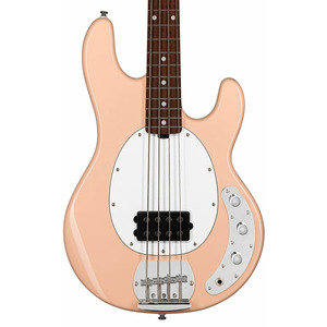 Sterling By Musicman RAY4 Active Bass Guitar - Pueblo Pink