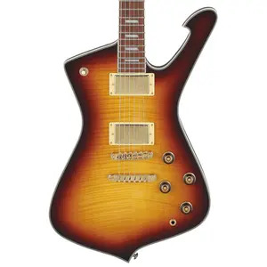 Ibanez Iceman IC420FM Electric Guitar - Caramel Burst Low Gloss