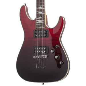 Schecter Omen Extreme 6 - Black Red Fade