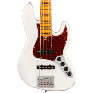 Fender American Ultra Jazz Bass V - 5-String Bass  - Arctic Pearl / Maple