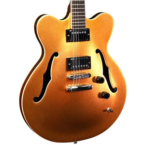 Hofner Verythin Semi-Acoustic Guitar - Pearl Gold