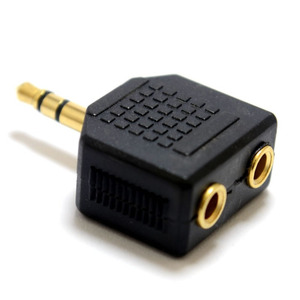 Guitar Gear Guitar Gear Stereo Mini 2 - 1 Adapter Jack 2 Pack