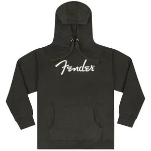 Fender Spaghetti Logo Hoodie - Grey Heather