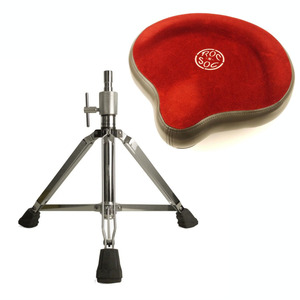 Roc N Soc Cycle Seat And Heavy Duty Base Package - Red