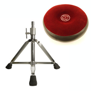 Roc N Soc Round Seat And Heavy Duty Base Package - Red