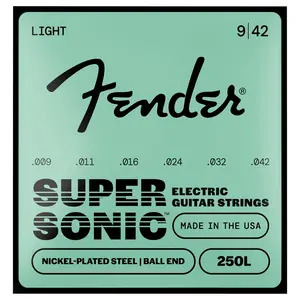 Fender Super 250's Nickel Plated Steel Guitar Strings - 09-42