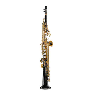 Trevor James Evo Soprano Saxophone - Black Plated / Gold Lacquer Keywork