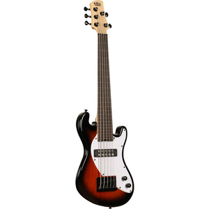 Kala Solid Body 5-String Tobacco Burst FRETLESS U-BASS