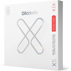 D'Addario XS Nickel Coated Electric Guitar Strings 3-Pack - 10-52