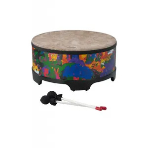 Remo KD-5816-01 Kids Gathering Drum 8" x 16" Rain Forest Design