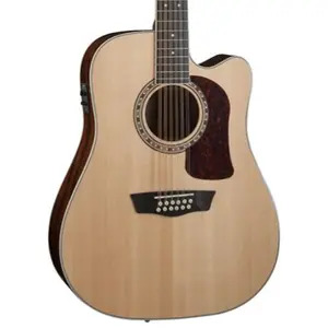 Washburn Heritage D10SCE-12 STRING Dreadnought Electro Acoustic Guitar - Natural