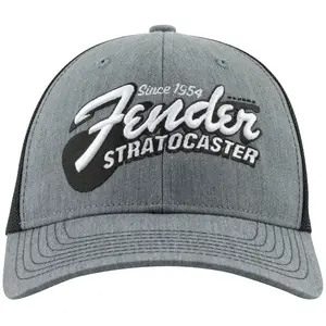 Fender Stratocaster Guitar Hat - Heather Grey