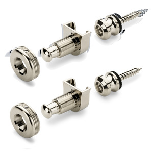 Schaller S Locks Guitar Strap Locks - S Locks Guitar Strap Locks In Nickel