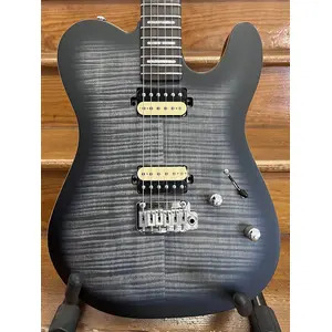 SECONDHAND Sire Larry Carlton T7 FM - Transparent Black w/ Gig Bag & Trem Arm