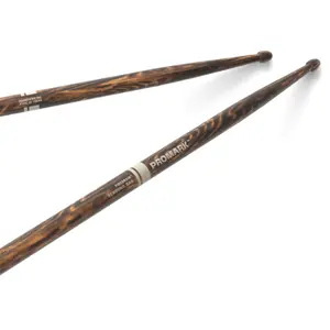 Promark Rebound 5AB FireGrain Hickory Acorn Wood Tip Drumsticks
