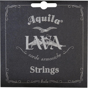 Aquila Lava Concert LOW G Ukulele String Set - Black 113U
