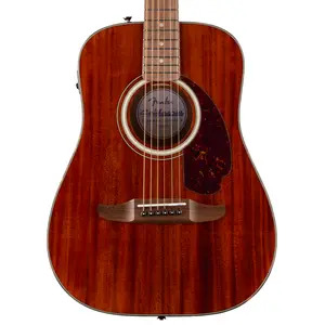 Fender California Deluxe Redondo Jr. E Mahogany Electro Acoustic Guitar - Natural