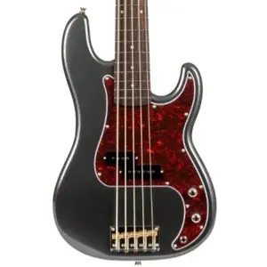 Jet JPB-305 5-String P Bass - Charcoal