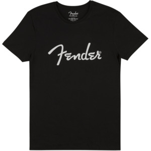 Fender T-Shirt - Spaghetti Logo / Black