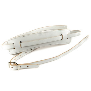 Gretsch Vintage Leather Guitar Strap - Vintage White