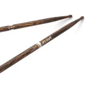 Promark Classic Forward 2B FireGrain Hickory Oval Wood Tip Drumsticks
