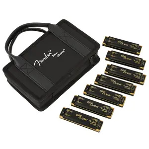 Fender Blues DeVille Harmonicas - 7 Pack with Case
