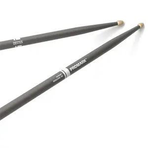 Promark Rebound 5B Painted Acorn Wood Tip Drumsticks  - Dark Grey