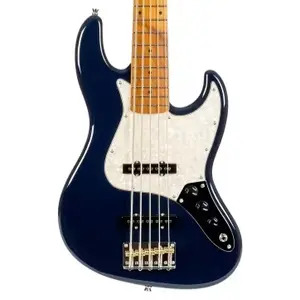 Jet JB305 5-String J Bass - Deep Blue