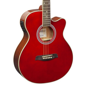 Brunswick BTK50 Electro Acoustic Guitar - Red