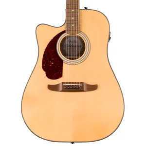 Fender California Deluxe Redondo CE Left-Handed Electro Acoustic Guitar - Natural