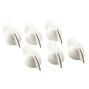 Fender Chicken Head Amplifier Knobs - White