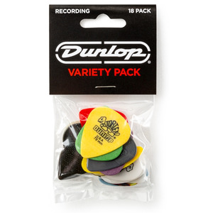 Jim Dunlop Variety 18 Pack of Guitar Picks - Recording Pack