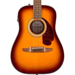 Fender California Deluxe Redondo Jr. E Electro Acoustic Guitar - Honey Sunburst