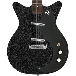 Danelectro Dc59m Nos Electric Guitar - Black Sparkle