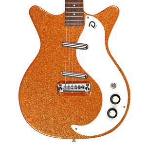 Danelectro Dc59m Nos Electric Guitar - Orange Metalflake