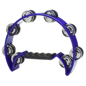 Stagg Half Moon Tambourine - Blue