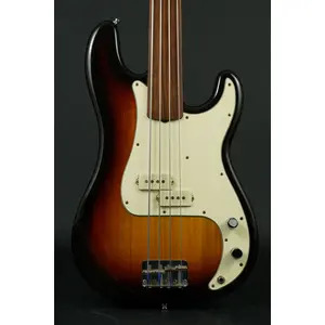SECONDHAND Fender 1979 Fretless Precision Bass inc Hard Case - Sunburst