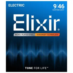 Elixir Nano Web Electric Custom Light 9-46