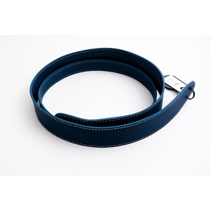 Leather Graft LGPS Plain Stitched Guitar Strap  - Blue