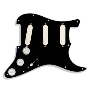 EMG DG20 - David Gilmour Preloaded Scratchplate - White on Black